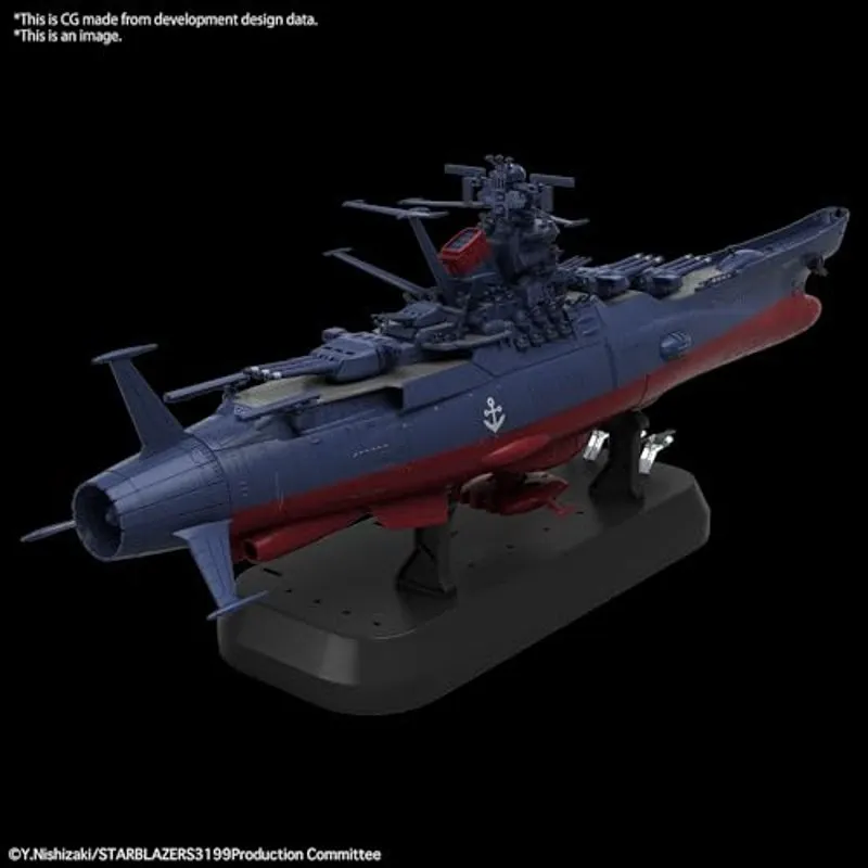 bandai-star-blazers-3199-yamato-1-1000-modellbausatz-schiff image 4