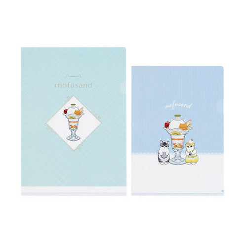 kameco-clearfiles-mofusand-parfait-fruit-parlor-set-a4-b5 image 1