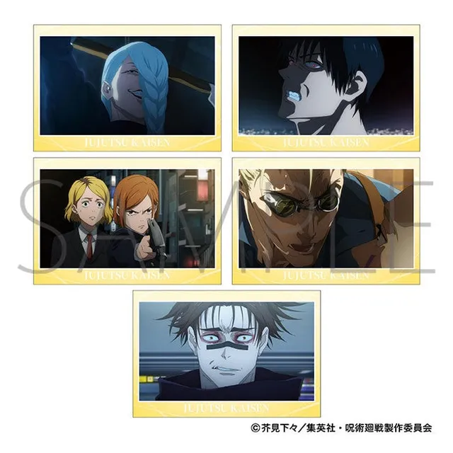 jujutsu-kaisen-season-2-scene-photo-postkarten-set-5-stk image 1