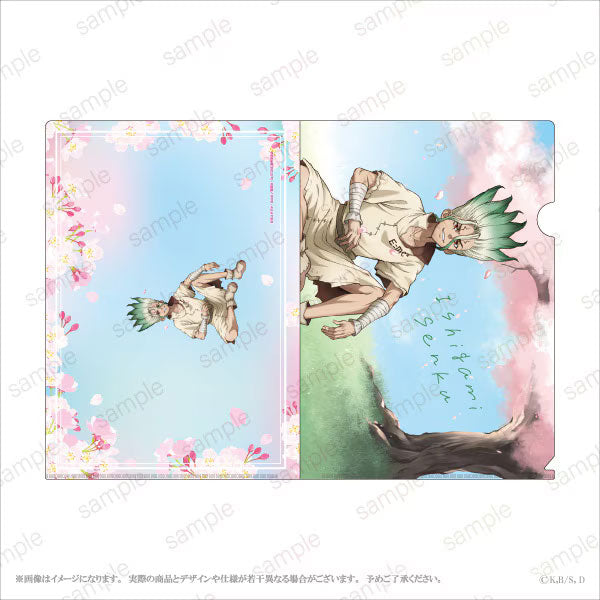 kameco-dr-stone-senku-clearfile-a4-hanami-version image 1