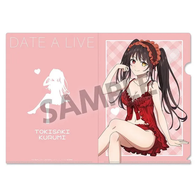 date-a-live-v-kurumi-clearfile-lingerie-ver-din-a4-pp image 1