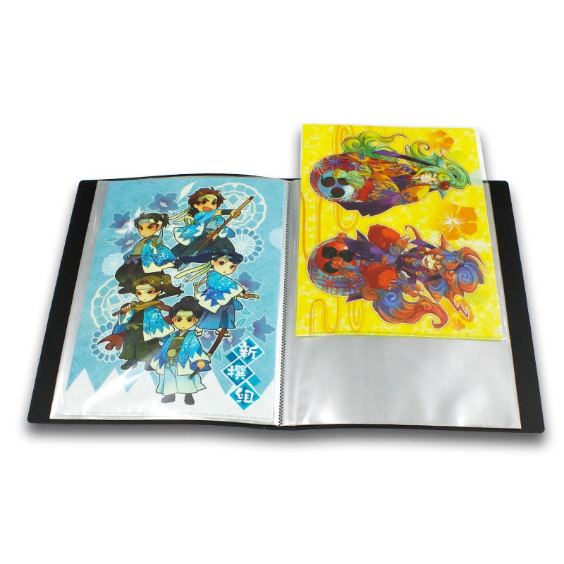 kameco-sammelordner-din-a4-clearfiles-40-slots-blau image 4
