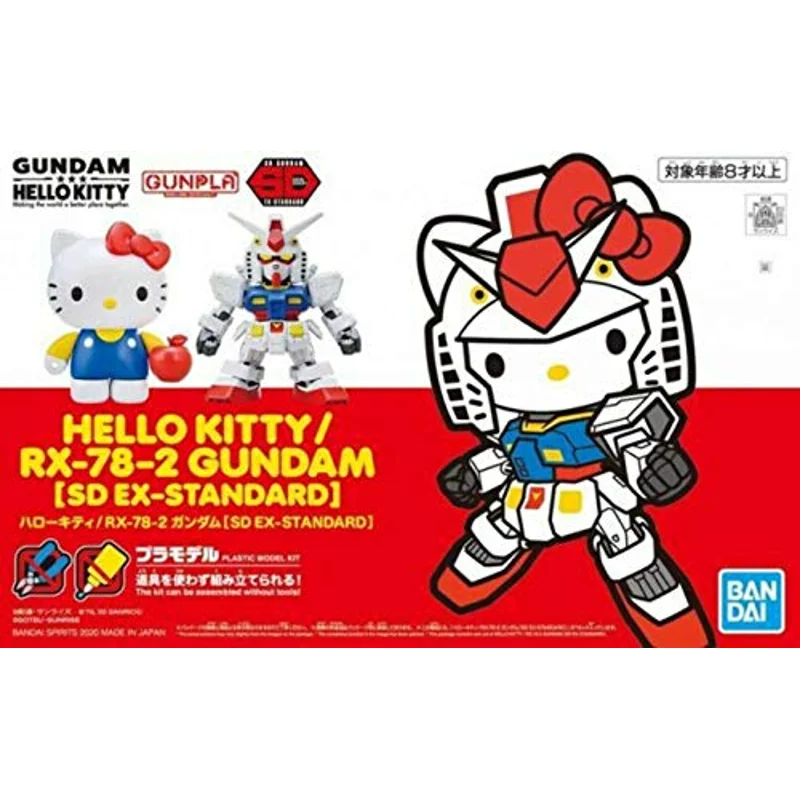 bandai-sd-ex-standard-hello-kitty-rx-78-2-gundam-bausatz image 4