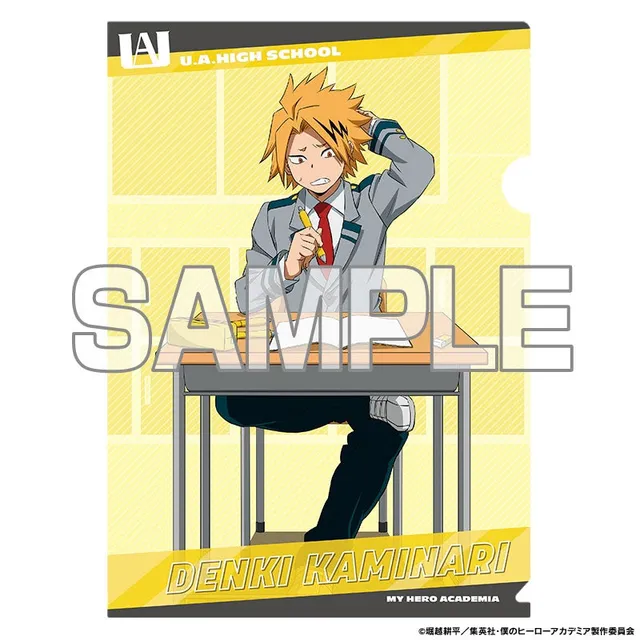 kameco-my-hero-academia-denki-clearfile-a4-study-version image 1